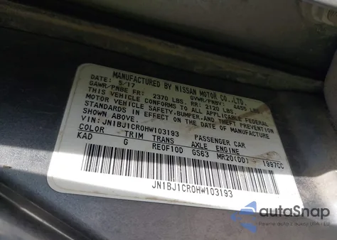 2017 Nissan Rogue Sport Sv from USA, damaged, VIN JN1BJ1CR0HW103193